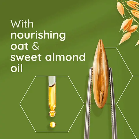 With nourishing oat and sweet almond. Suitable for sensitive skin. Dermatologist tested. Now with a recyclable pump. Vegan Formula- does not contain animal derived ingredients. Non-greasy. Almond scented. Glamour Beauty Power List 2022 Winner- Best affordable body product. Skin Relief- for very dry and irritable skin. Daily moisturising- for normal to dry skin. Dermexa- for very itchy skin, also suitable for people who may be prone to eczema. New look- now with recyclable pump and bottle