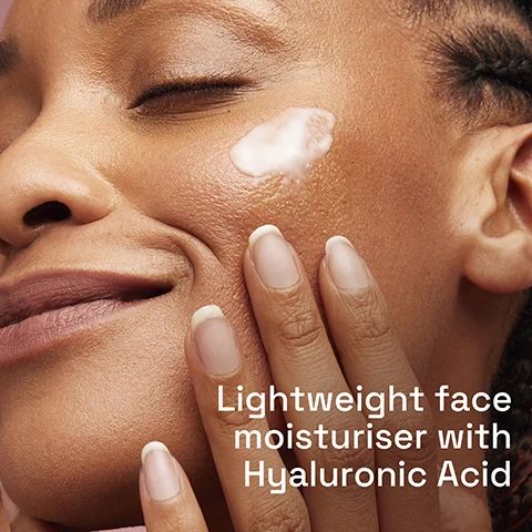 Image 1 - A woman is smiling with a small amount of cream on her cheek while applying a lightweight face moisturiser with Hyaluronic Acid, which is also visible as text in the image.
Image 2 - A smiling woman applies a cream to her cheek, with the text Protects skin from dryness for 24 hours visible in the image.
Image 3 - A creamy white skincare product is shown with the following text: Hyaluronic Acid to Hydrate, Bisabolol to Soothe the sensitive skin, Niacinamide to Restore.
Image 4 - A person holds a bottle of Cetaphil Daily Hydrating Moisturizer, with text stating No added fragrance, non-irritating & does not clog pores and DERMATOLOGIST RECOMMENDED near the top.
Image 5 - Image showing a skincare routine for combination to oily skin featuring four Cetaphil products: an Oily Skin Cleanser labeled Step 1 CLEANS, a targeting cream labeled Step 2 TARGET, a moisturizing cream with Step 3 MOISTURISE, and a daily defense cream SPF 50 marked as Step 4 PROTECT.
Image 6 - A hand is dispensing a cream from a bottle with a green cap, with the text suitable for sensitive skin of all ages visible in the image.
Image 7 - Image of a Cetaphil Daily Hydrating Moisturiser bottle with a green cap on a blurred background, featuring text that states 5 SIGNS SKIN SENSITIVITY and lists DEFENDS AGAINST Dryness, Irritation, Roughness, Tightness, Weakened Skin Barrier alongside Hyaluronic Acid.
Image 8 - Logo featuring the Cetaphil brand name in white text, with a blue and green design element above it, along with the words LEADING DERMATOLOGIST RECOMMENDED SENSITIVE SKIN BRAND.