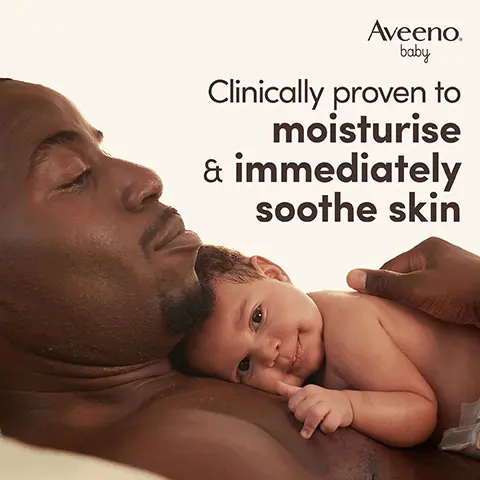 Clinically proven to moisturise & immediately soothe skin. Triple oat complex & ceramides. THE POWER OF OAT FOR BABY'S SENSITIVE SKIN. For very dry, itchy skin. Suitable for babies who may be prone to eczema. PAEDIATRICIAN & DERMATOLOGIST TESTED. Unscented. Formula free from parabens & dyes. pH-balanced. 4.8 out of 5 stars. 98% would recommend AVEENO Baby Dermexa Emollient Cream. Home Tester Club Survey 120 participants, 2023. Clinically proven to relieve very dry, itchy skin. Step 1 Wash, Step 2 Moisturise, Step 3 Comfort.