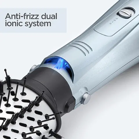 Image 1, anti frizz dual ionic system. Image 2, 1000W 2 heat settings and cool. Image 3, dry, smooth, volume, straighten.