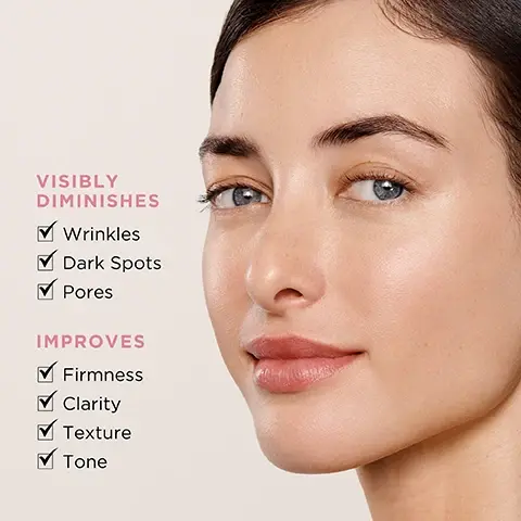 Image 1, visibly diminishes wrinkles, dark spots and pores. improves - firmness, clarity, texture and tone. image 2, visibly reduces wrinkles in 1 week. 95% saw reduced wrinkles. 100% agree it's comfortable on skin. based on a consumer study of 57 participants. based on a consumer study of 57 participants after 2 weeks. based on a consumer study of 57 participants, 50% of which had delicate skin and 50% first time retinol users. image 2, single dose, biodegradable, preserves potency, gel serum, non comedogenic. image 3, visibly reduces wrinkles in 1 week. based on a consumer study of 57 participants. image 4, retinol ceramide regimen. 1 = eye cream. 2 = serum. 3 = moisturiser. image 5, A clear bottle of pink ceramide capsules serum is displayed on a soft pink background, with text that reads Peoples Beauty Awards Best Retinol Serum of 2024, Retinol + HPR Ceramide Capsules Serum, and the logo for People’s 2024 Beauty Awards in a gold seal.