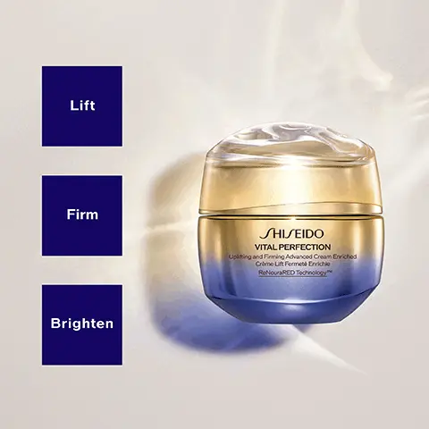 Lift. Firm. Brighten. Patented SafflowerREDtm Helps to boost skin's self-regeneration. ReneuraRED Technology tm For fast and long lasting results. In vitro test. SafflowerREDTM Exclusively grown in Japan, helps to lift, firm and make skin more even-toned. Reffilable package. -79% of plastic waste reduced. Compared to the original product.