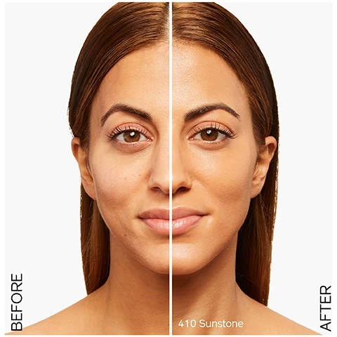 image 1, before and after. image 2, synchro skin. 24 hour wear. flawless to the finish. available in matte and radiant finishes. image 3, choose your foundation finish. synchro skin self refreshing foundation SPF 30 - matte finish. climate adaptive formula, all day hydration, 30 shades. synchro skin radiant lifting foundation SPF 30. radiant finish, lifts and firms and bare skin, 24 hour hydration. 30 shades. both have 24 hour wear. image 4, revitalessence skin glow foundation SPF 30 compared to syncrho skin self refreshing foundation SPF 30 and synchro skin radiant lifting foundation SPF 30. revitaliessence skin glow: coverage = medium. wear = 12 hour. finish = glowing. skincare benefits = provides instant and long term skincare benefits, improve bare skin over time. synchro skin self refreshing foundation: coverage = medium to full, buildable. wear = 24 hour. finish = matte. skincare benefits = protects skin against environmental stressors. resists heat, humidity, oil and motion. synchro skin radiant lifting foundation: coverage = medium to full, buildable. wear = 24 hours. finish = radiant. skincare benefits = visibly lifts and firms bare skin, offers radiance and a lifted effect for a perfect, illuminated skin in any light.