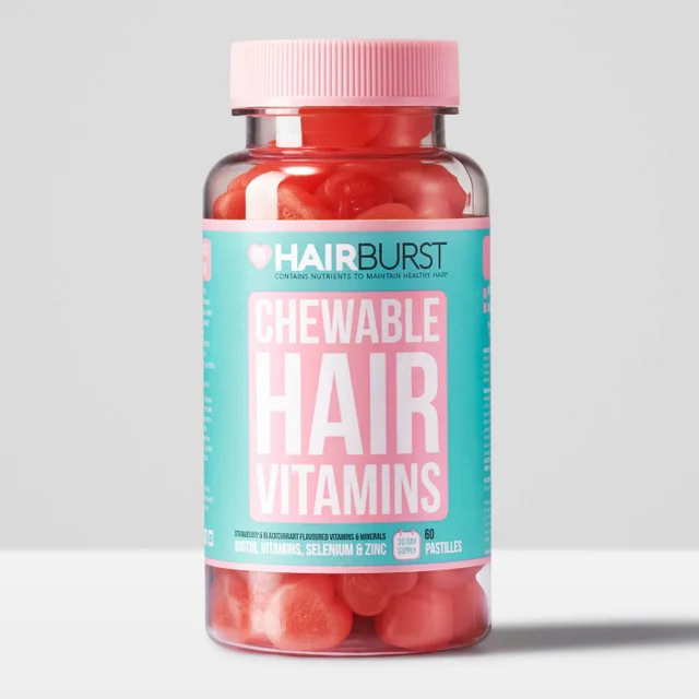 Hairburst Strawberry Chewable Vitamin - 60 капсул