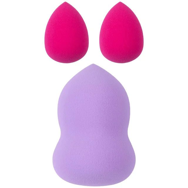 Набор косметических спонжей для растушевки brushworks HD Complete Blender Sponge Set