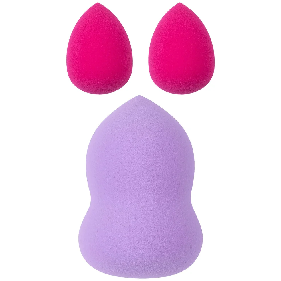 Набор косметических спонжей для растушевки brushworks HD Complete Blender Sponge Set Image 1