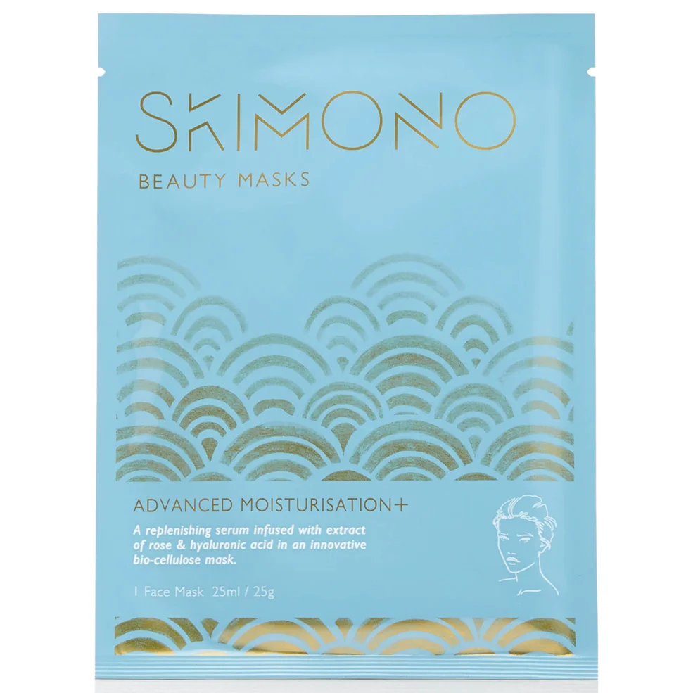 Тканевая увлажняющая маска для лица Skimono Beauty Face Mask for Advanced Moisturisation 25 мл Image 1