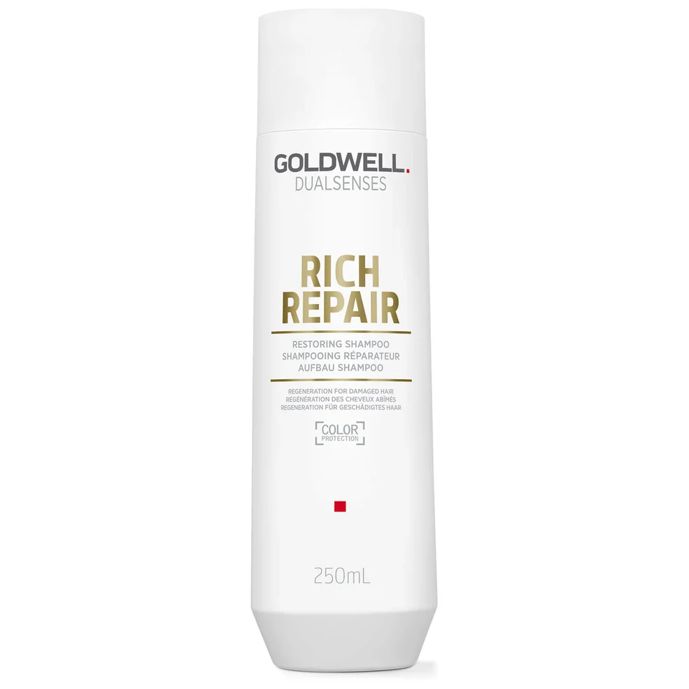 Восстанавливающий шампунь для сухих и поврежденных волос Goldwell Dualsenses Rich Repair Restoring Shampoo 250 мл Image 1