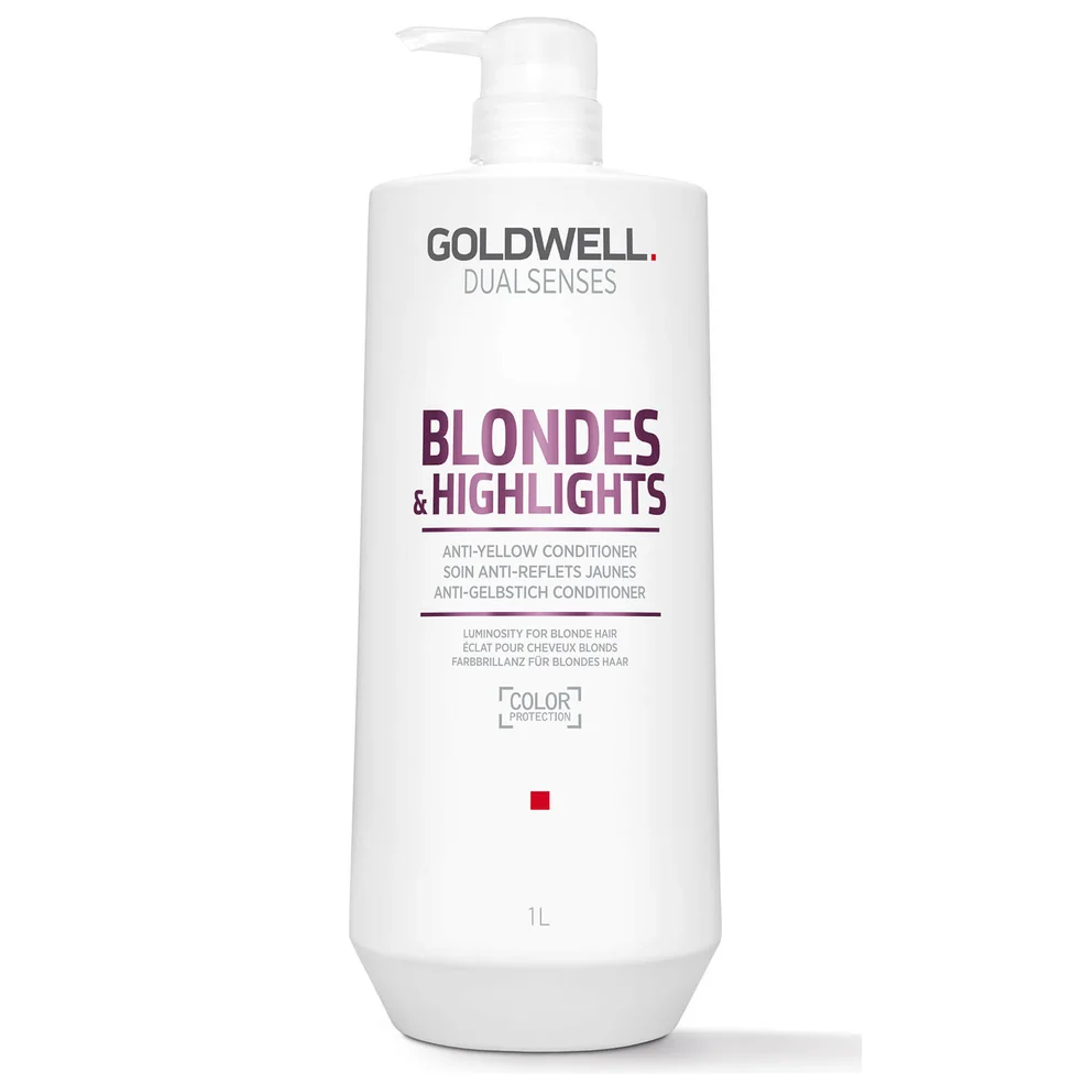 Кондиционер против желтизны для осветленных волос Goldwell Dualsenses Blonde and Highlights Anti-Yellow Conditioner 1000 мл Image 1