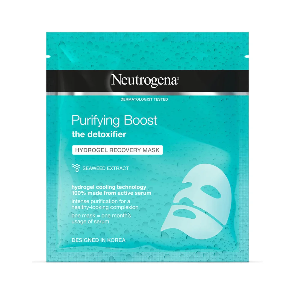 Гидрогелевая восстанавливающая маска Neutrogena Purifying Boost Hydrogel Recovery Mask 30 мл Image 1