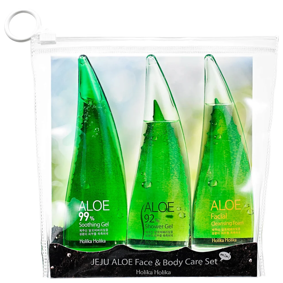 Набор для ухода за лицом и телом Holika Holika Jeju Aloe Face And Bodycare Set Image 1