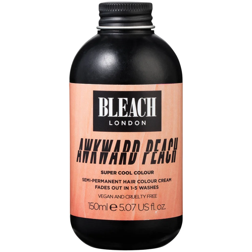 BLEACH LONDON Awkward Peach Super Cool Colour 150ml Image 1
