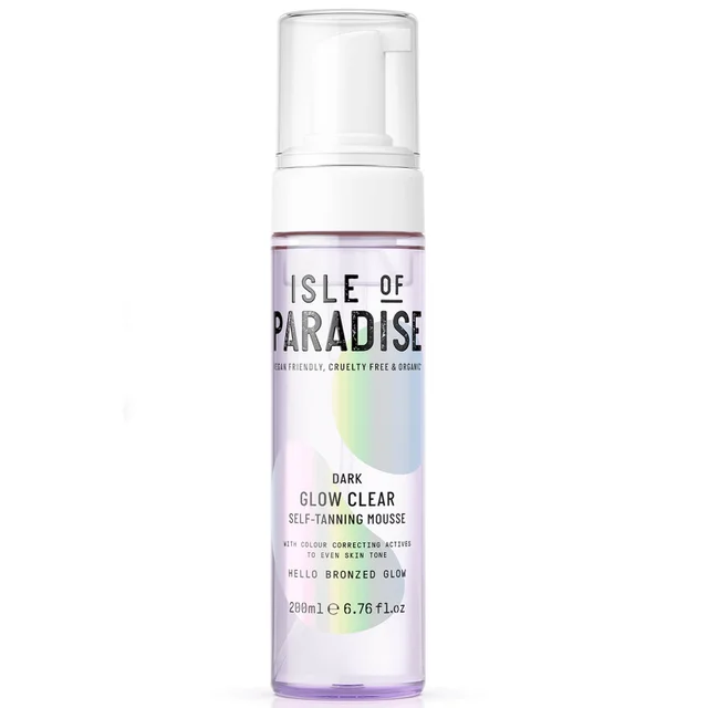 Мусс для автозагара Isle of Paradise Glow Clear Self-Tanning Mousse - Dark 200ml