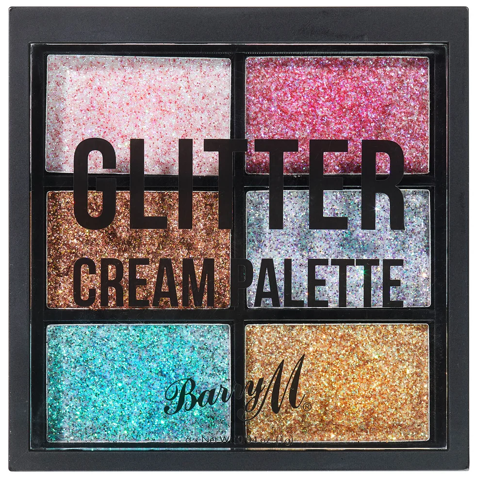 Barry M Cosmetics Glitter Cream Palette 1 Image 1