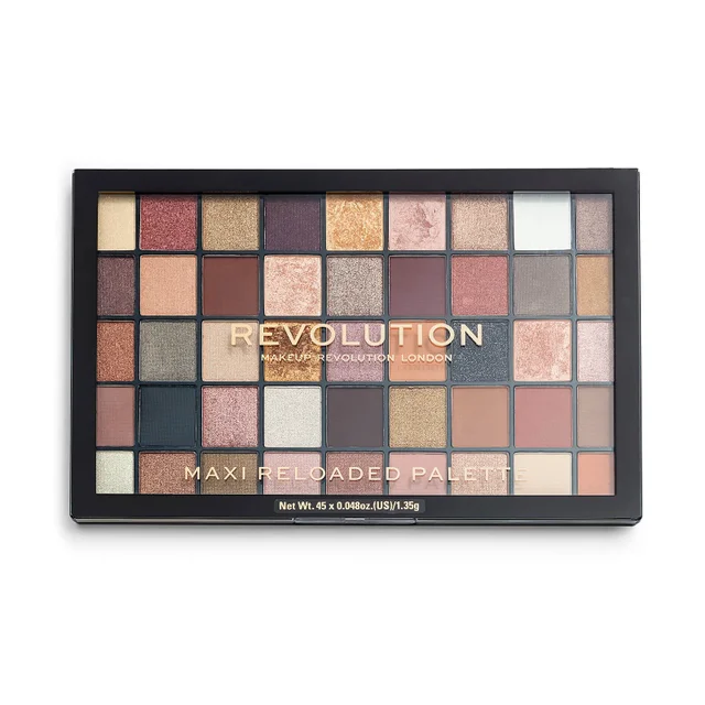 Тени для век Makeup Revolution Maxi Reloaded Palette, оттенок Large It Up