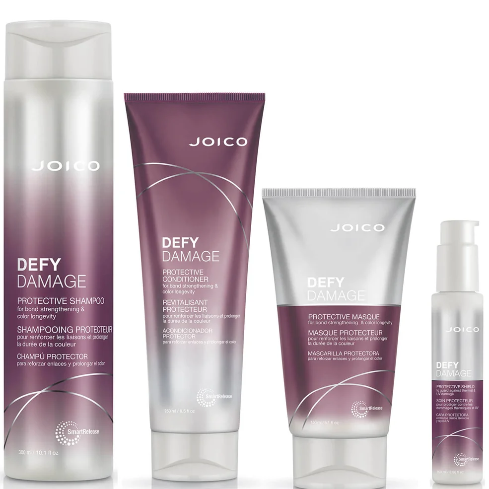 Joico Defy Damage Shampoo, Conditioner, Masque and Shield Set Image 1
