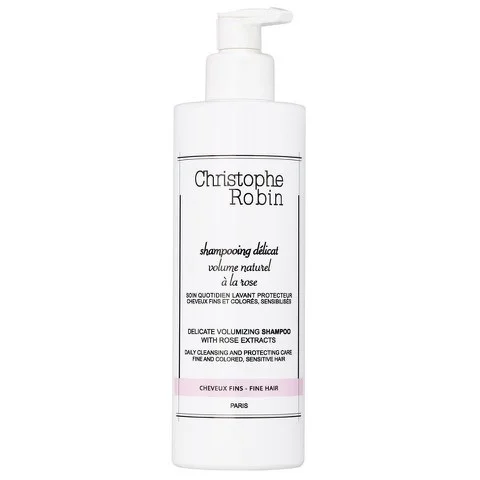 Christophe Robin Delicate Volumizing Shampoo with Rose Extracts (400ml) Image 1