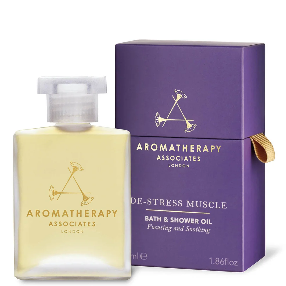 Aromatherapy Associates De-Stress Muscle Bath & Shower Oil 55ml Image 1