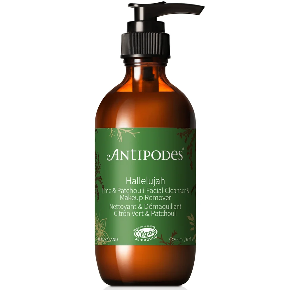 Очищающее средство с пачули и лаймом Antipodes Hallelujah Lime & Patchouli Cleanser 200 мл Image 1