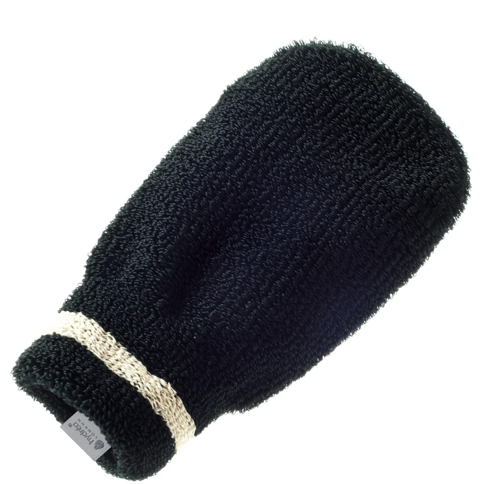 Hydrea London - Black Elegance Natural Luxury Massage Glove Image 1