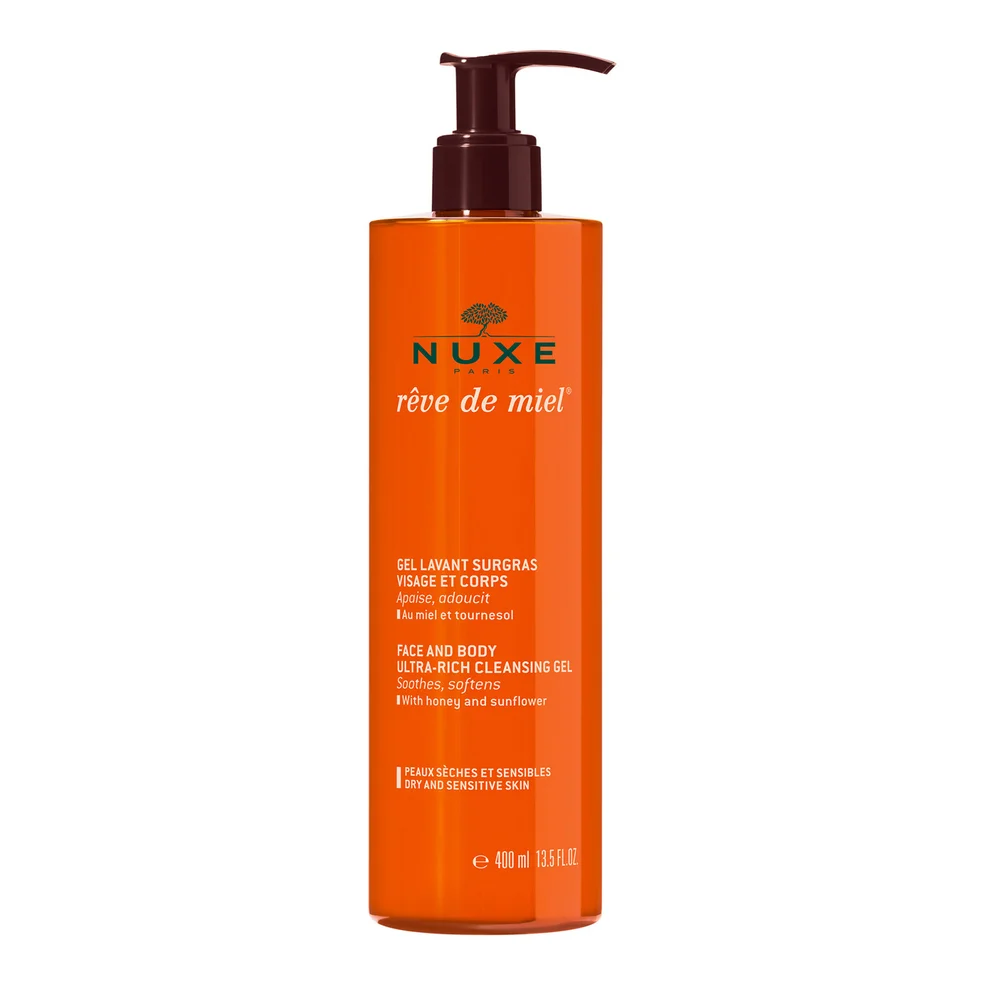 Мягкий очищающий гель для лица и тела NUXE Rêve de Miel Face and Body Ultra-Rich Cleansing Gel (400 мл) Image 1