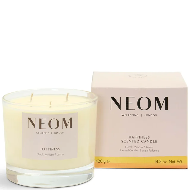 Ароматическая свеча с тремя фитилями «Радость» NEOM Happiness Scented 3 Wick Candle
