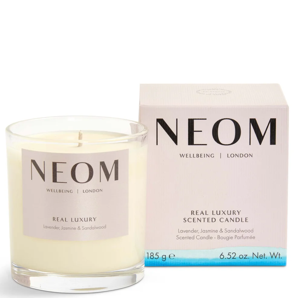 NEOM Real Luxury De-Stress Scented 1 Wick Candle Image 1