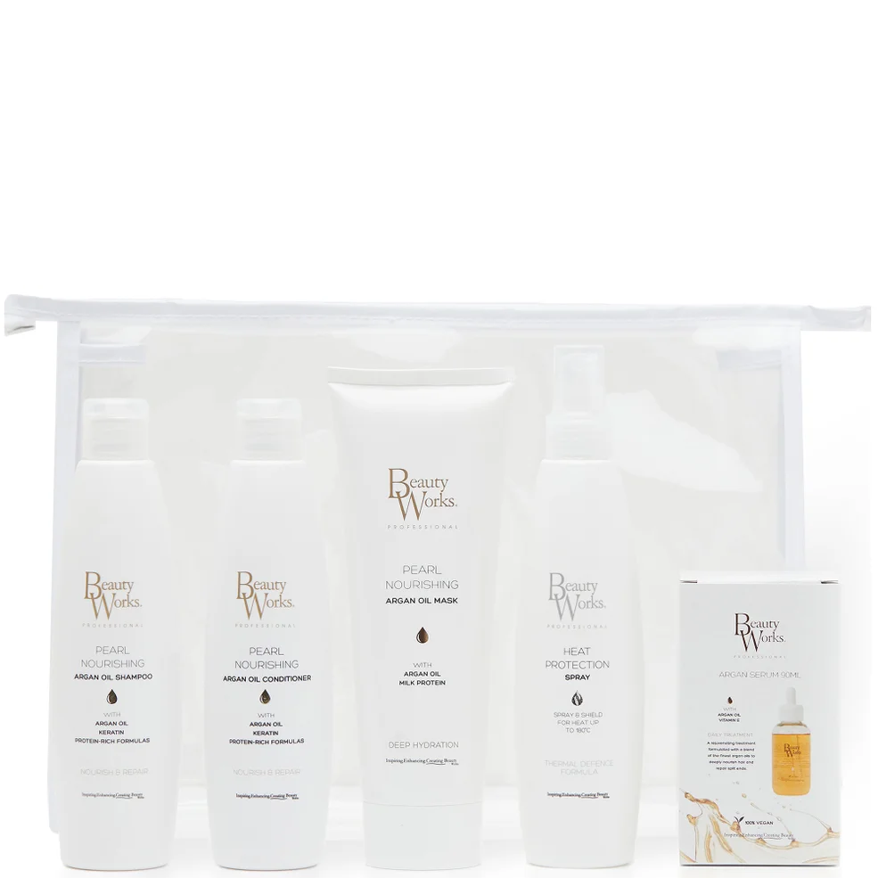 Набор для восстановления волос Beauty Works Argan Oil Moisture Repair Gift Set Image 1