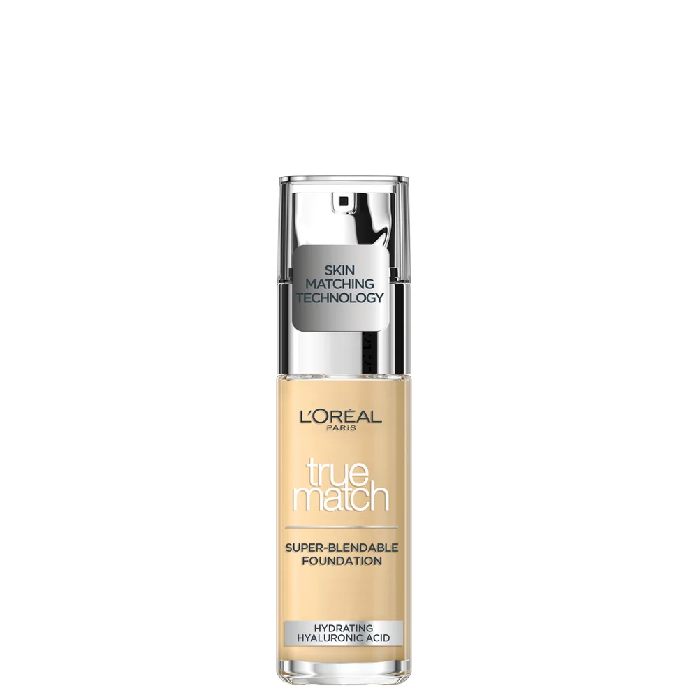 L'Oréal Paris True Match Liquid Foundation with SPF and Hyaluronic Acid 30ml (Various Shades) Image 1