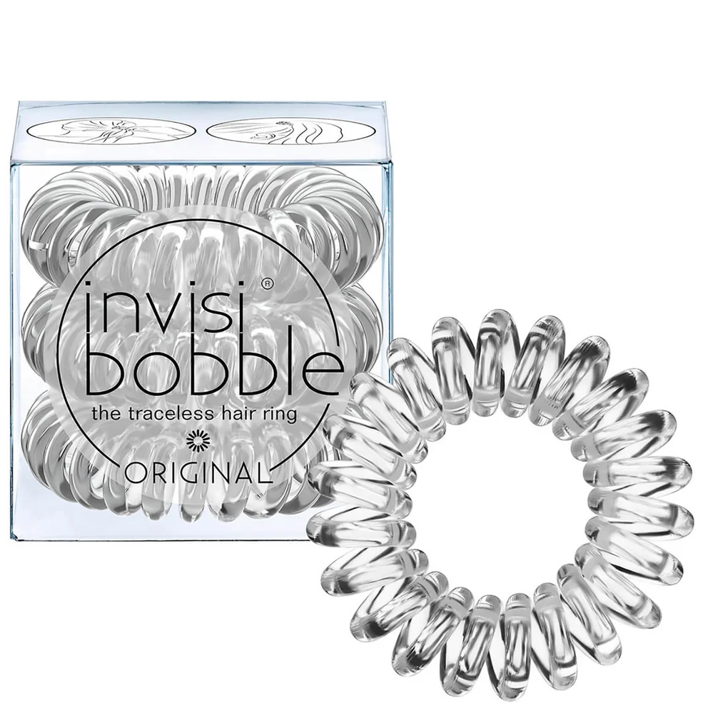 Резинка для волос invisibobble Original (3 шт. в упаковке) – Crystal Clear Image 1
