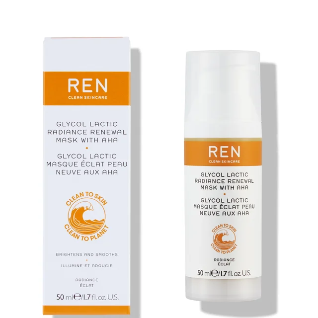 Гликолиевая маска для обновления кожи REN Glycol Lactic Radiance Renewal Mask
