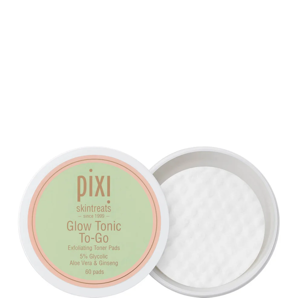 Pixi Glow Tonic To-Go Make-Up Remover Pads Тампоны для снятия макияжа (В упаковке 60 шт.) Image 1