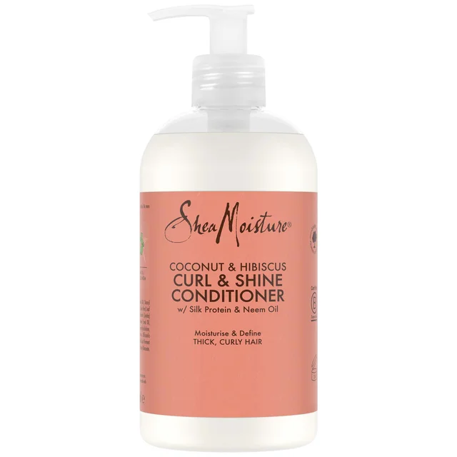 Shea Moisture Coconut & Hibiscus Curl & Shine Conditioner Кондиционер для волос 384мл