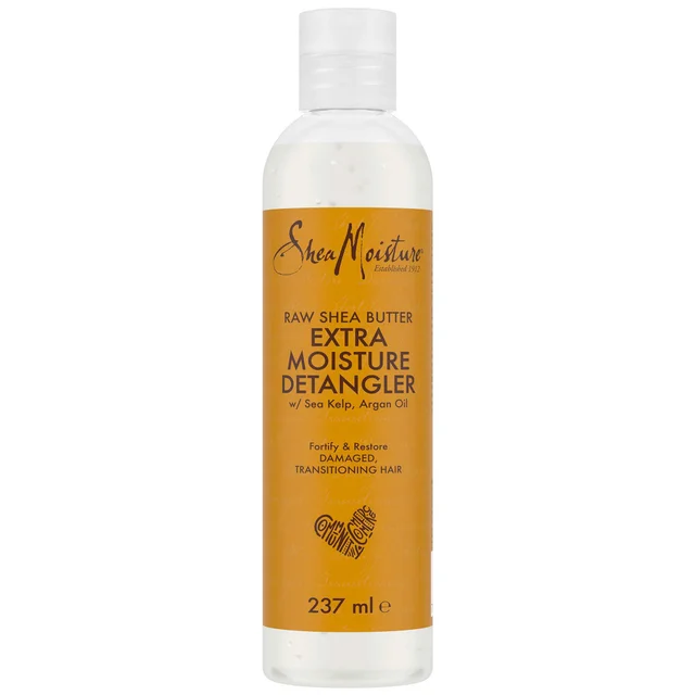 Shea Moisture Raw Shea Butter Extra Moisture Detangler Увлажняющее средство для облегчения расчёсывания волос 236мл