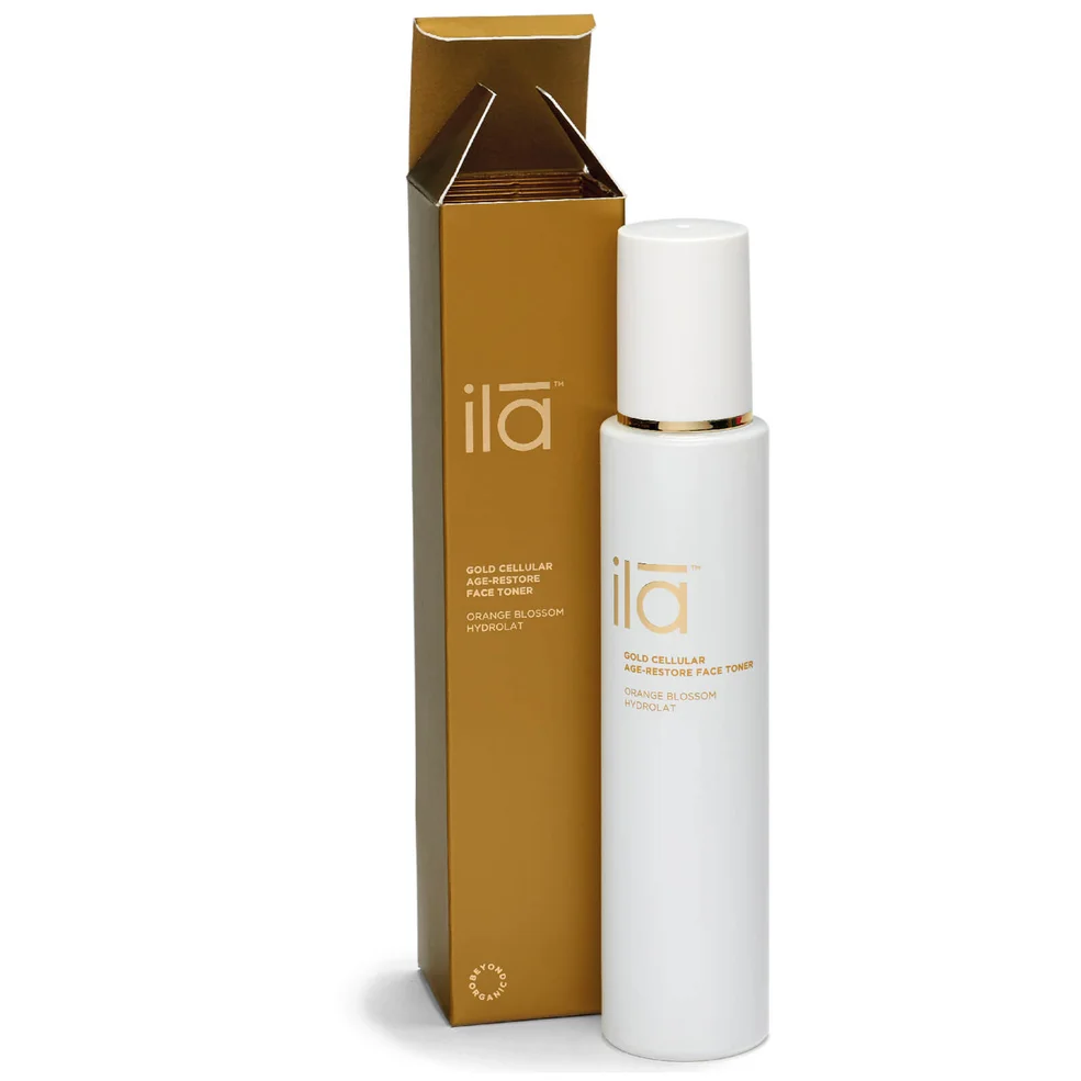 Антивозрастной тоник для лица с частицами золота Ila-Spa Gold Cellular Age-Restore Face Toner 100 мл Image 1