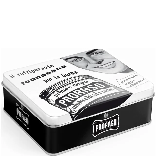 Набор для бритья для чувствительной кожи Proraso Vintage Selection Tin - Sensitive