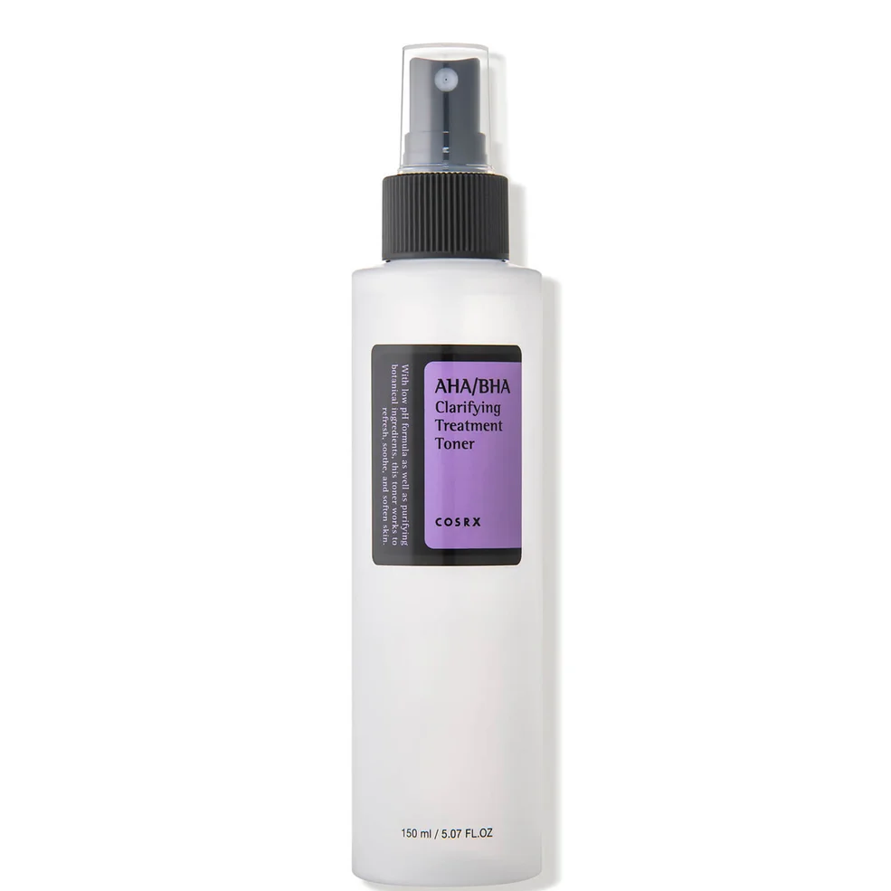 Мягкий очищающий тоник-спрей с кислотами COSRX AHA/BHA Clarifying Treatment Toner 150 мл Image 1
