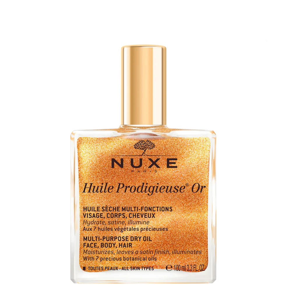 Золотое масло для лица, тела и волос NUXE Huile Prodigieuse Golden Shimmer Multi Usage Dry Oil 100 мл Image 1