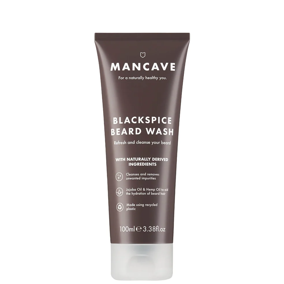 Шампунь для бороды с древесно-пряным ароматом ManCave Beard Wash — Blackspice 100 мл Image 1
