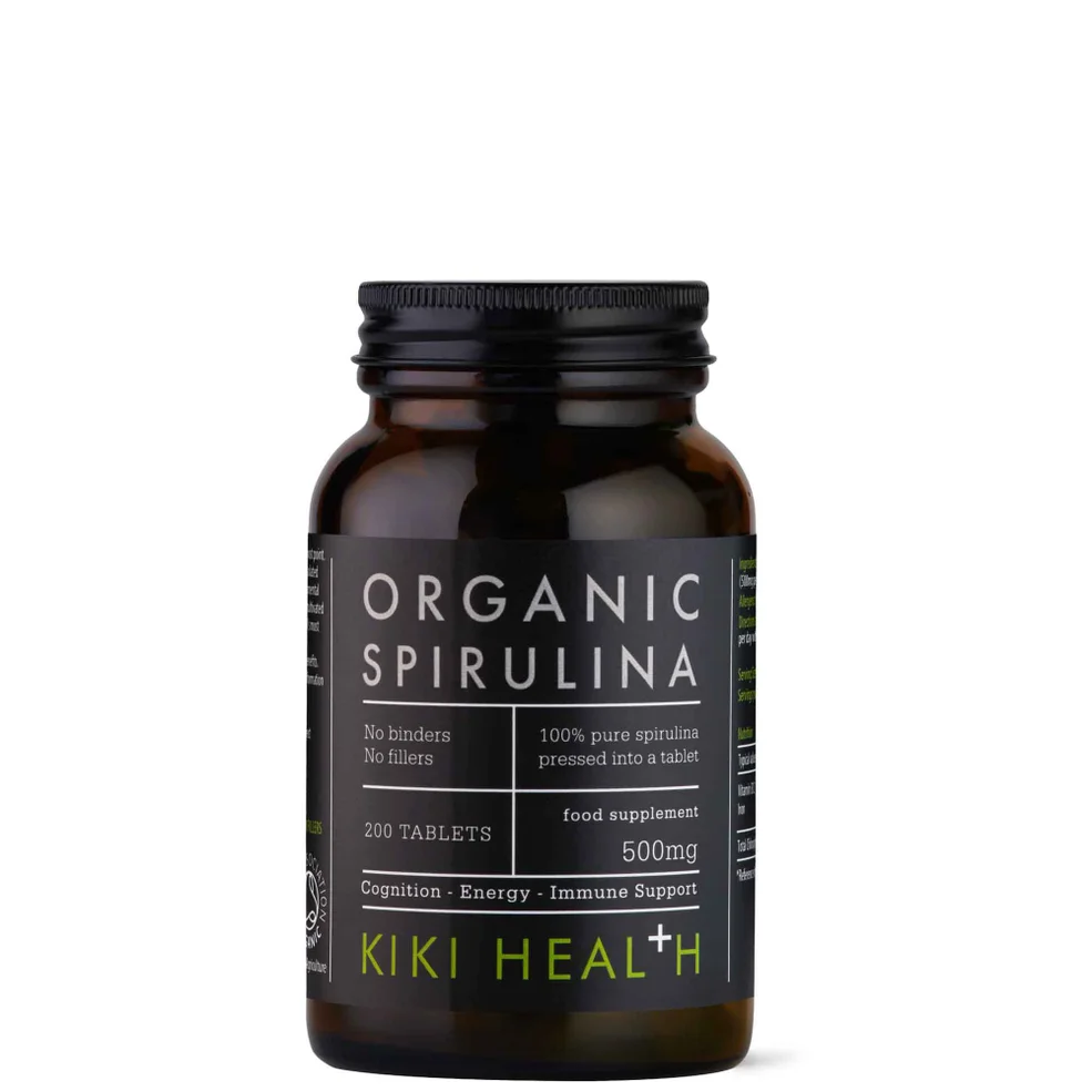 Органические таблетки со спирулиной KIKI Health Organic Spirulina Tablets (200 таблеток) Image 1