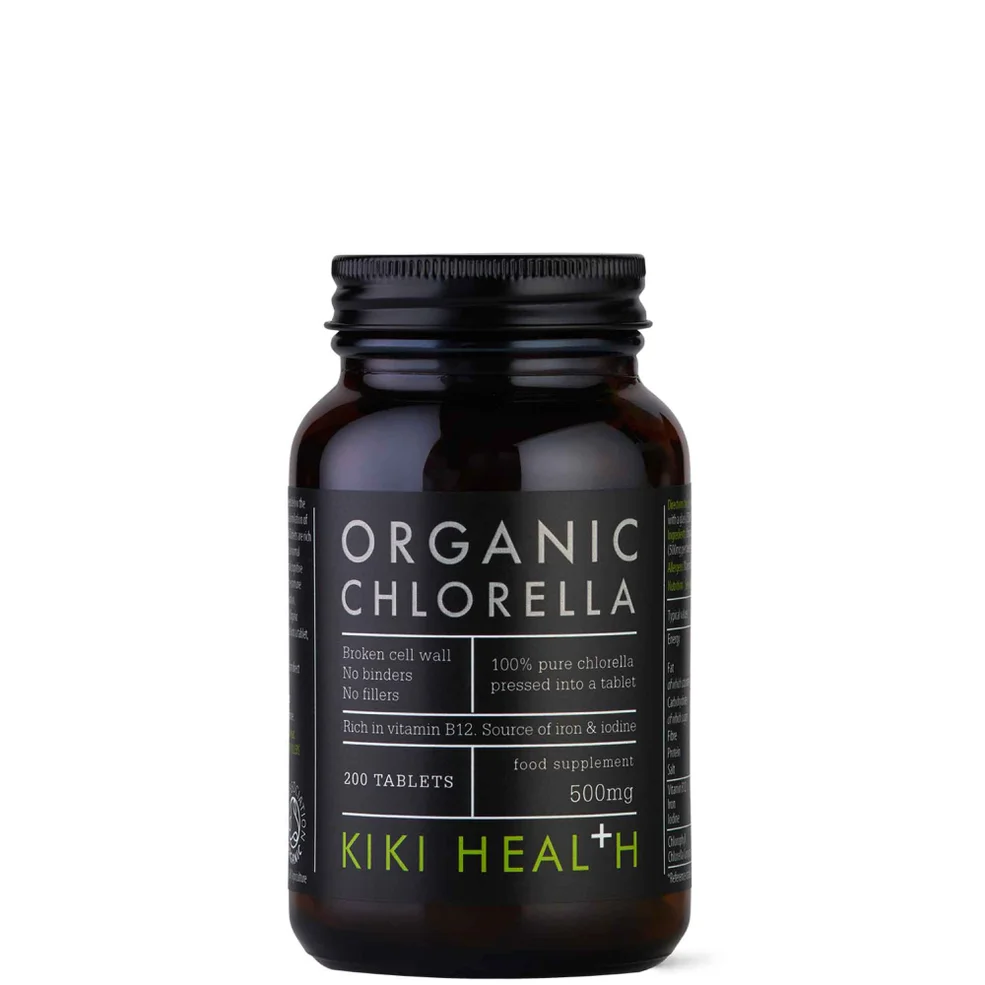 Органические таблетки с хлореллой KIKI Health Organic Chlorella Tablets (200 таблеток) Image 1
