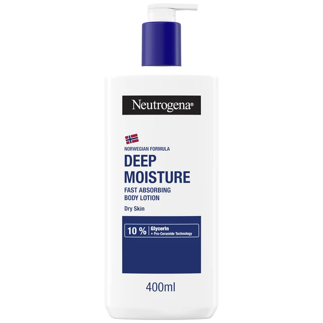 Лосьон для глубокого увлажнения кожи Neutrogena Norwegian Formula Deep Moisture Body Lotion for Dry Skin 400 мл
