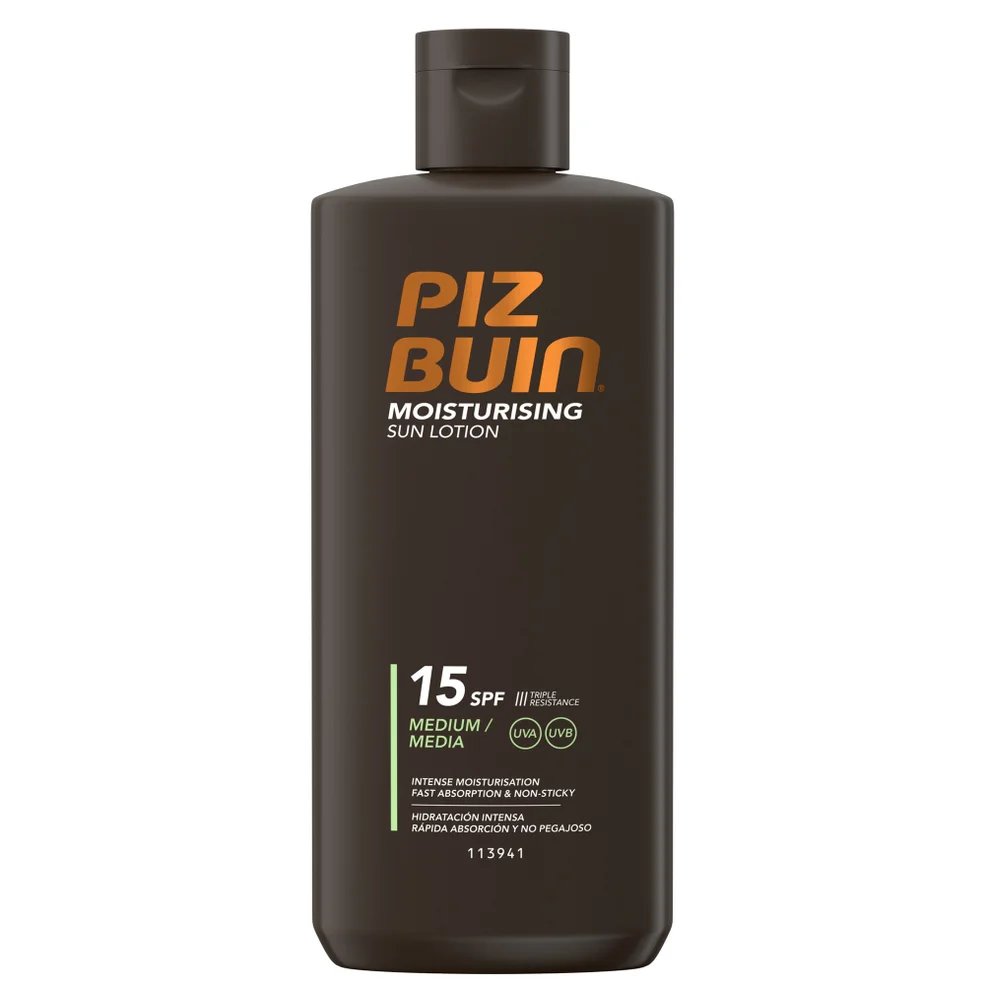 Увлажняющий солнцезащитный лосьон Piz Buin Moisturising Sun Lotion - Medium SPF15 200 мл Image 1