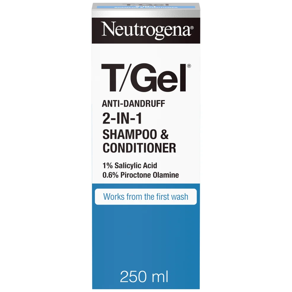 Шампунь-кондиционер против перхоти 2-в-1 Neutrogena T/Gel 2-in-1 Anti Dandruff Shampoo Plus Conditioner 250 мл Image 1