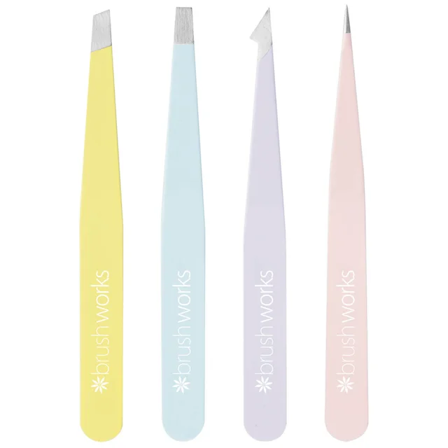 brushworks HD Combination Tweezer Set - Mixed