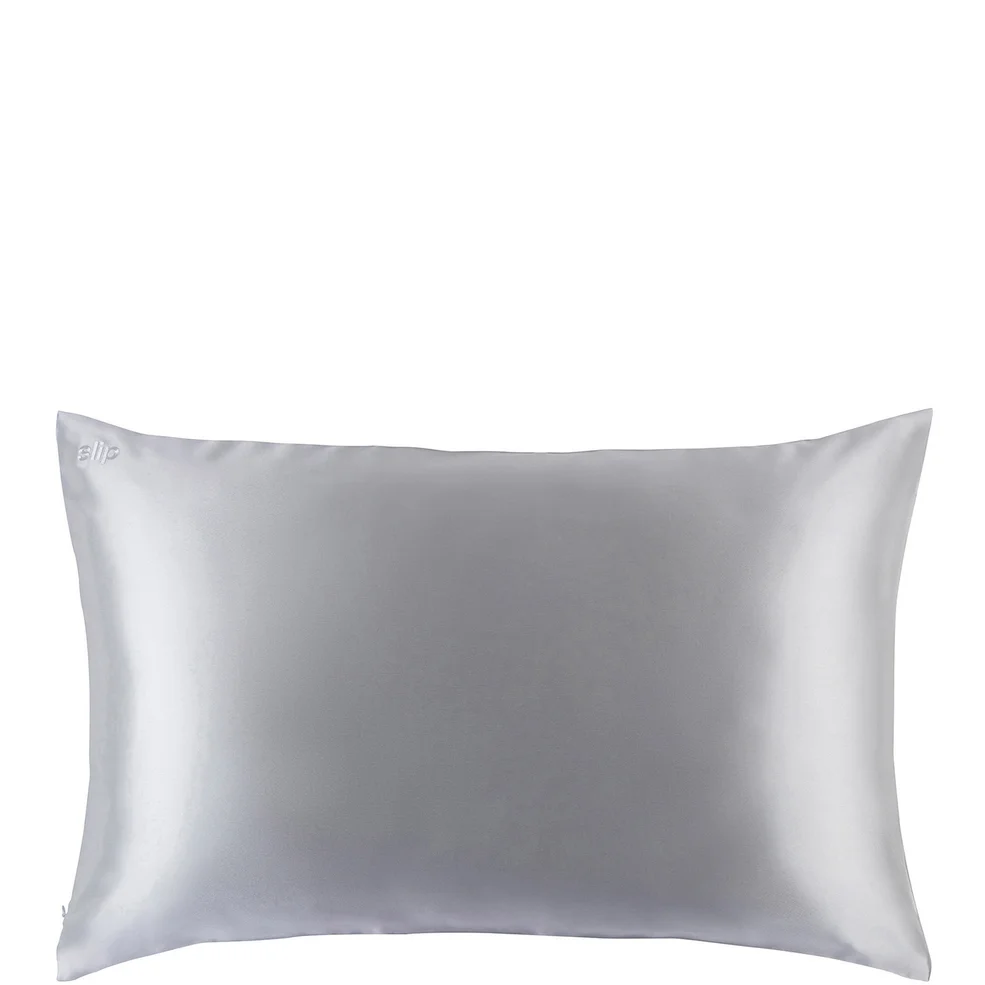 Slip Silk Pillowcase - Queen - Silver Image 1