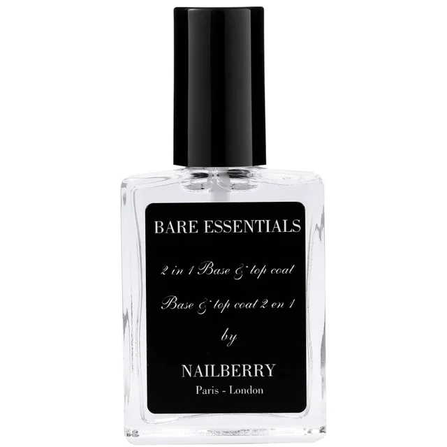 Основа и закрепляющее покрытие 2-в-1 Nailberry Bare Essentials 2 in 1 Base & Top Coat