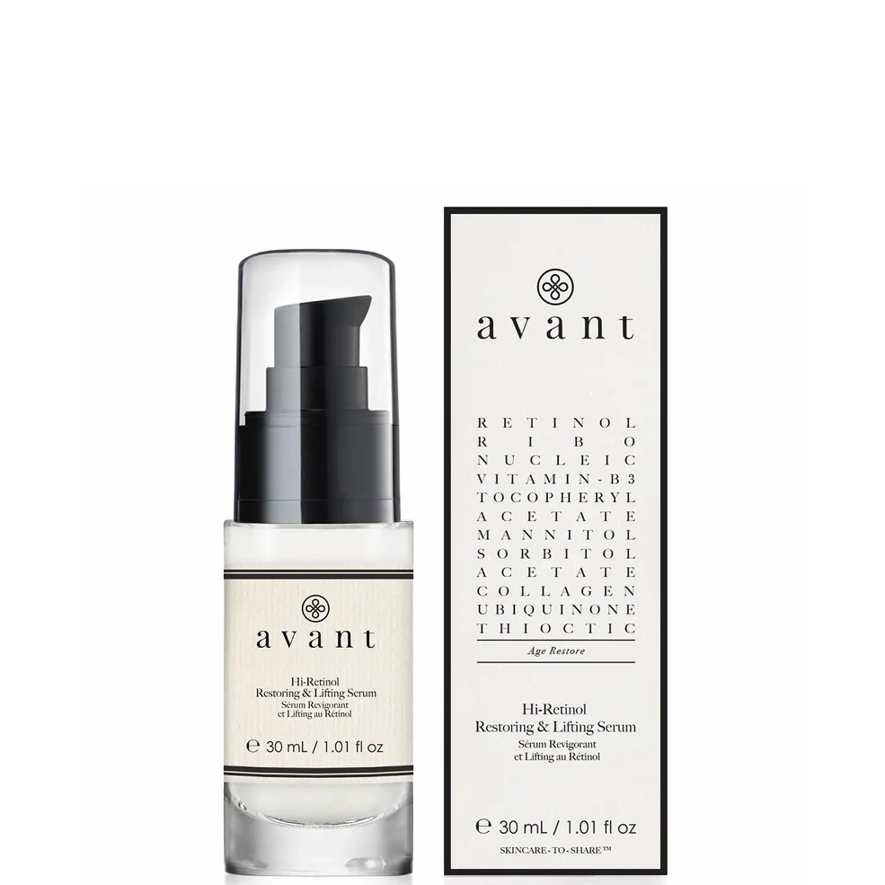 Avant Skincare Hi-Retinol Restoring and Lifting Serum 30ml Image 1