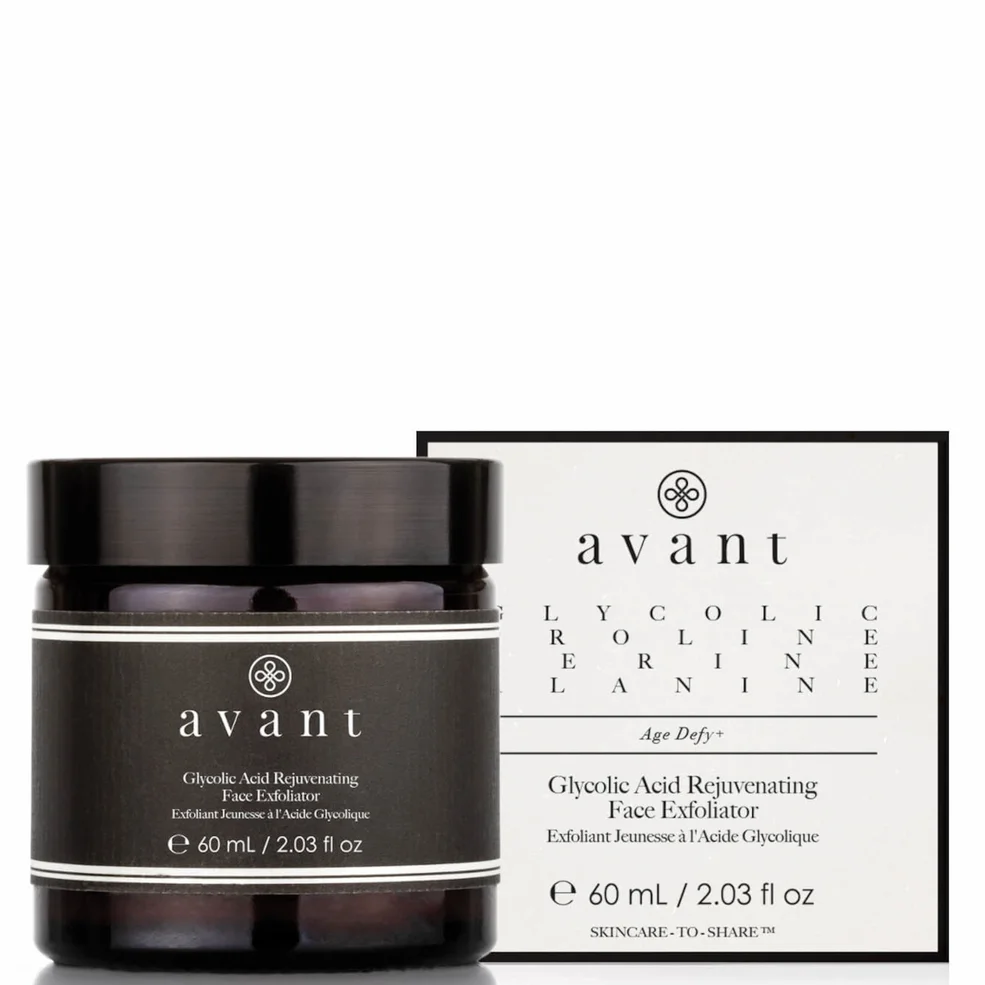 Avant Skincare Glycolic Acid Rejuvenating Face Exfoliator 60ml Image 1