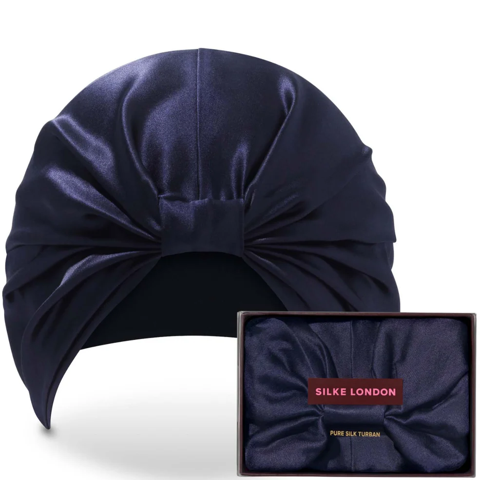 Тюрбан для волос SILKE Hair Wrap The Kate - Navy Image 1
